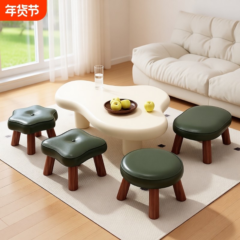 小凳子家用矮凳结实客厅沙发凳儿童小板凳门口换鞋凳坐墩叠放实木,住宅家具,矮凳,淘宝优惠券,粉丝福利购,淘宝优惠卷