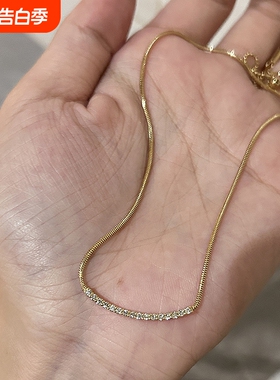 立体简约清新微笑百搭项链饰品