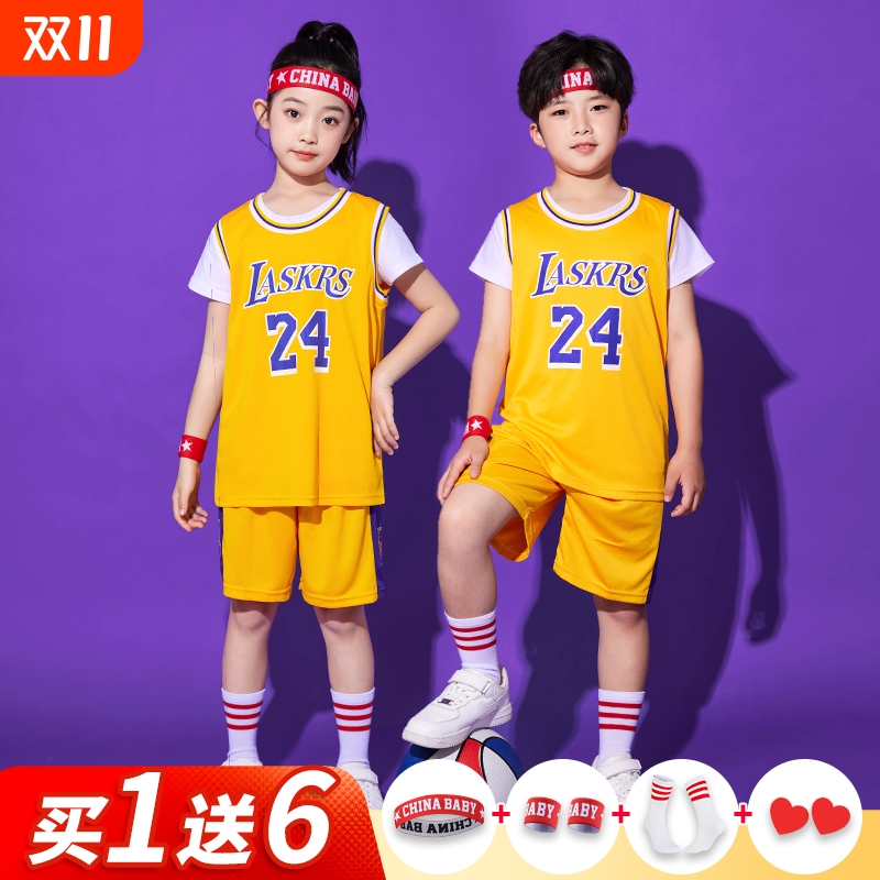 男童背心球衣背心儿童篮球服女孩