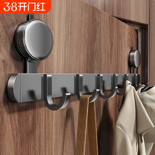 吸盘挂钩置物架免打孔强力挂衣架粘钩排钩子厨房浴室玄关上墙承重