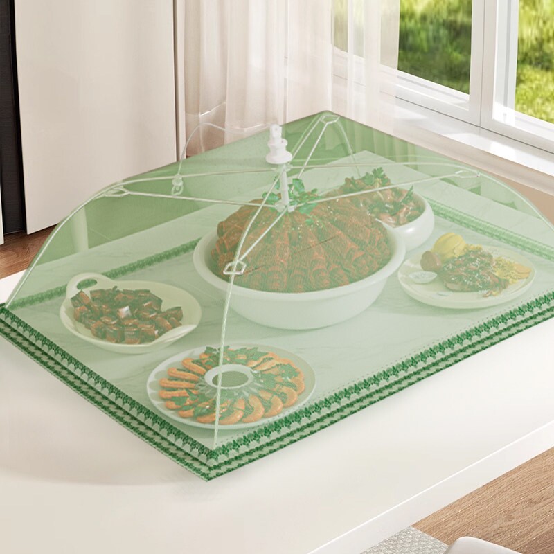 长方形盖菜罩2026年新款家用可折叠防苍蝇神器罩子餐桌罩防虫餐厅