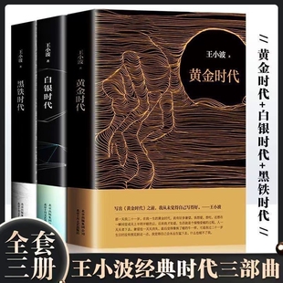 王小波时代三部曲黄金时代白银时代黑铁时代全套共3册作品集全集的王小波杂文集套装4册一只特立独行的猪+沉默的大多数