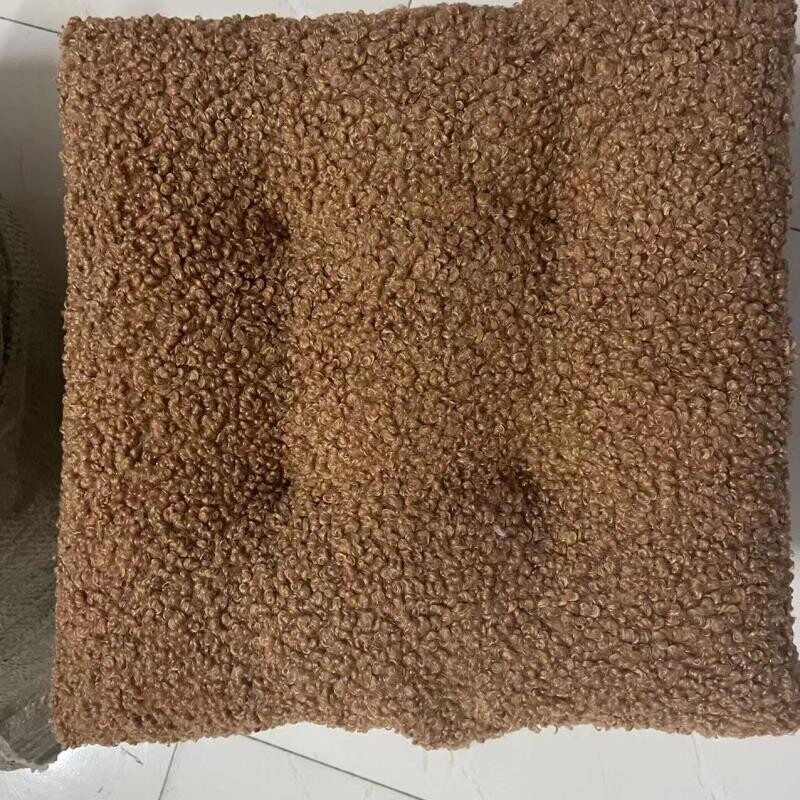 外贸款超防滑泰迪绒椅子垫办公室坐垫春秋冬保暖护臀垫