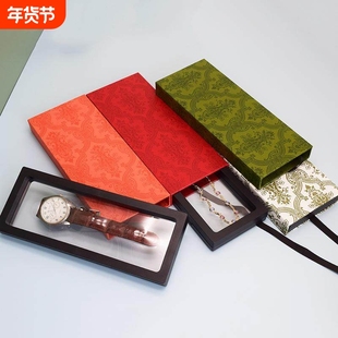 9*23CMpe薄膜悬浮盒透明首饰展示盒戒指项链手镯珠宝首饰收纳盒