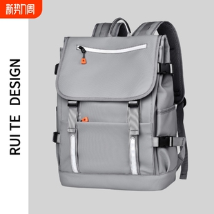 背包男2026新款 潮流包 旅行背包双肩包小众设计大容量书包男韩版