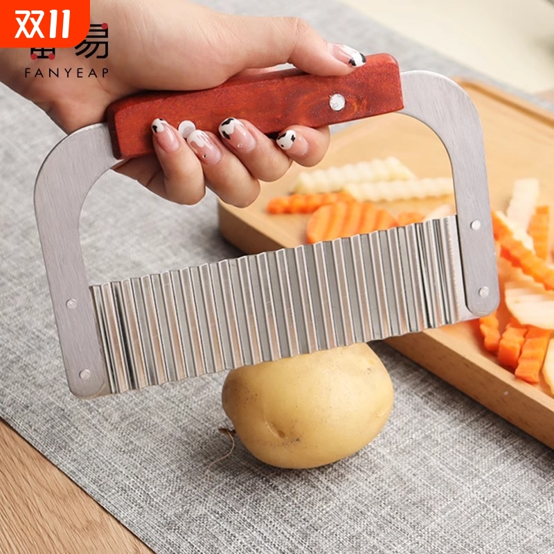 土豆刀/波浪A1pf0-狼牙刀波纹刀厨房切薯条洋芋家用切菜工具