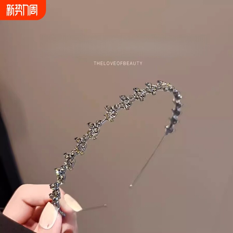 韩版发饰简约水钻发箍气质防滑发卡头窟发夹简约优雅头饰饰品甜美