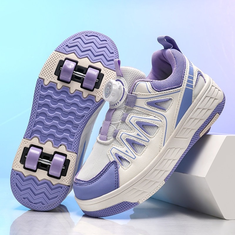 暴走鞋童鞋女童冬季2025新款儿童爆款溜冰鞋四轮可收学生滑轮鞋子