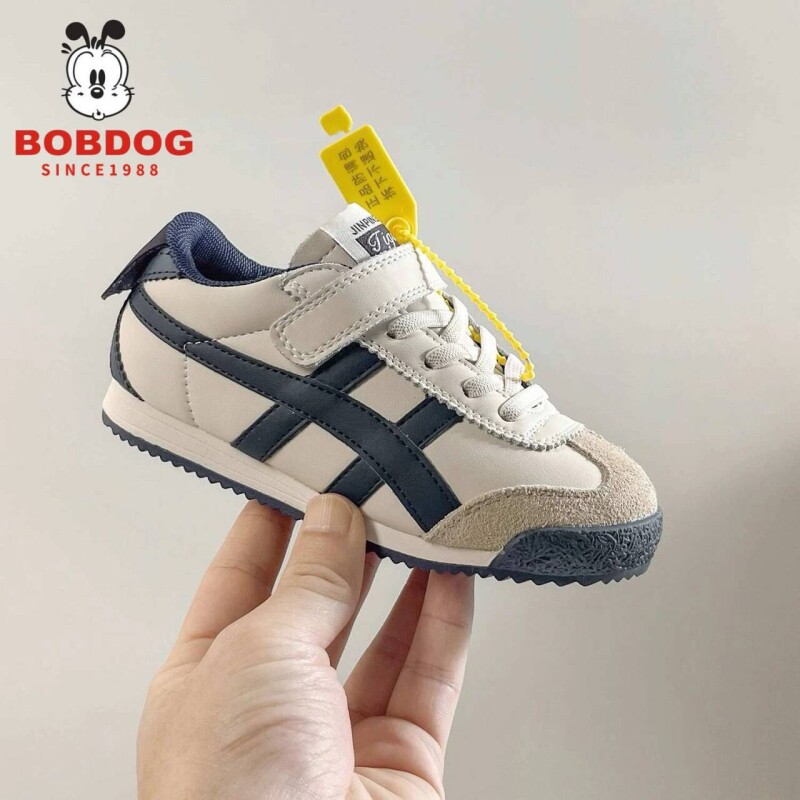 巴布豆男童阿甘鞋2026春秋季新款儿童运动鞋休闲软底鞋女童板鞋潮