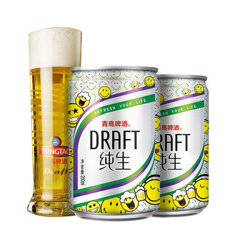 青岛啤酒纯生低温酿造200ml*24