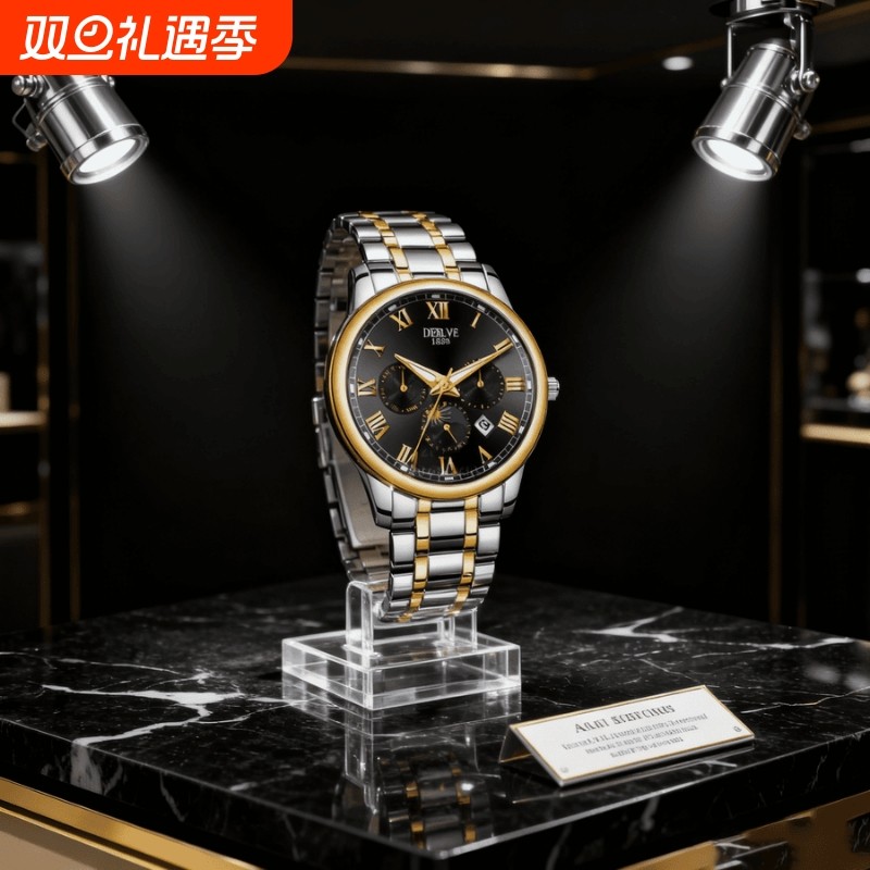 品牌正品手表男概念男士非机械表男款高级感学生运动男表潮腕表男