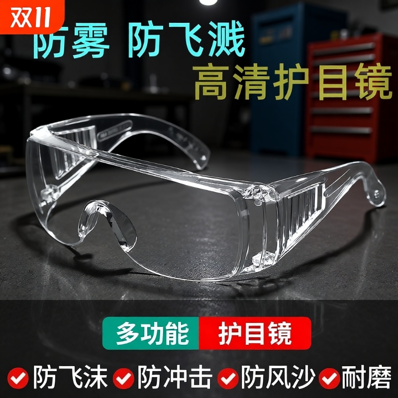 漂流防尘护目镜防雾防护