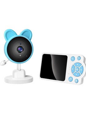2.8寸无线婴儿监视器婴儿哭声检测看护器带夜视对讲baby monitor