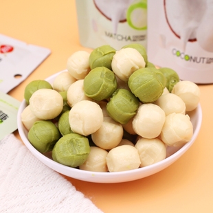 原味椰子糖果抹茶椰奶糖休闲零食椰汁夹心解馋硬糖办公室