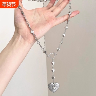 Vintage古着 The secret of the heart box 心盒的秘密 爱心项链