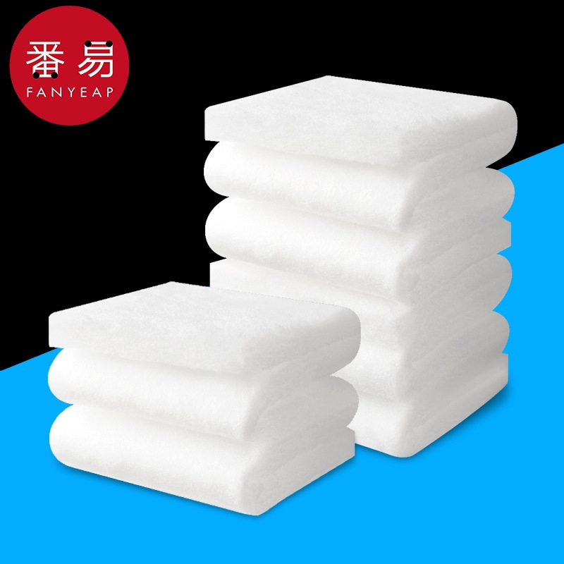 鱼缸过滤棉B1pl0-鱼族净化材料高密度高透白海绵水族箱清洁养