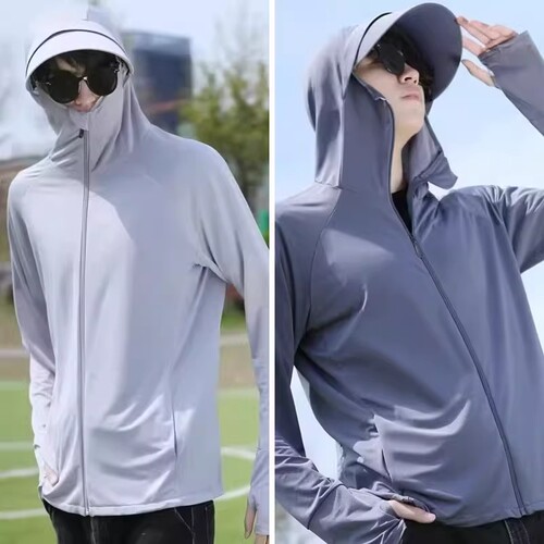 冰丝防晒衣男女夏季户外超轻大码