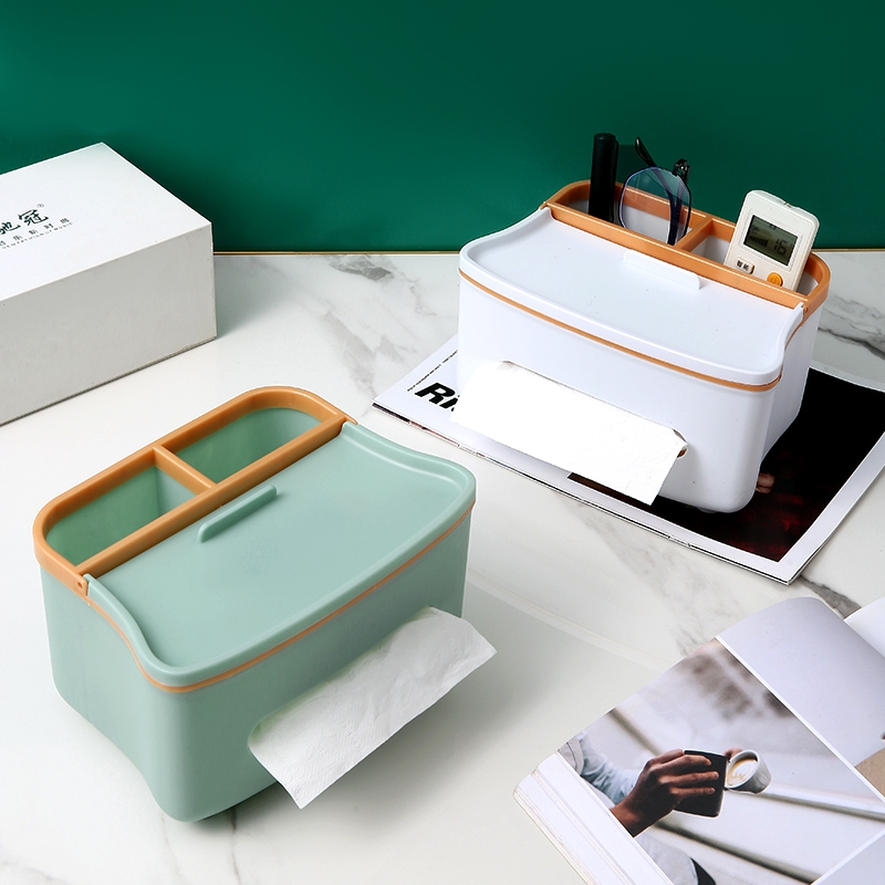 珍珠白 轻奢桌面纸巾盒 一个装