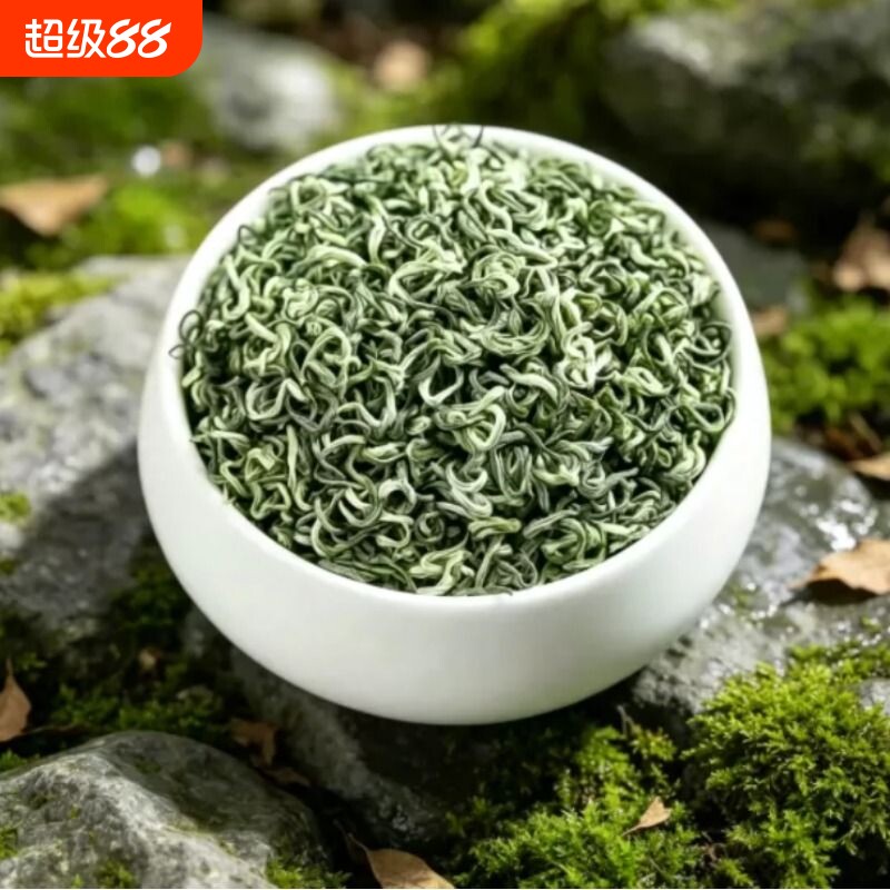 2026新茶全芽甘露四川绿茶炒青碧螺春浓香型茶叶250克散装包邮