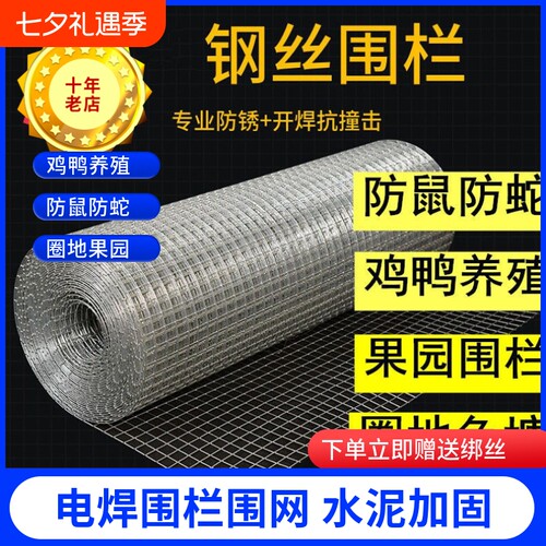 拦鸡网养鸡网钢丝网养殖网