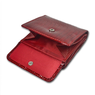 外贸迷你多功能零钱包女士真皮钱包速卖通爆款多卡位漆皮女短钱包