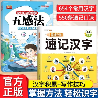 思维导图速记汉字小学生语文同步人教版生字组词造句形象识字象形偏旁部首组合一年级幼儿园儿童识字书幼儿认字电子版词语练习拼音