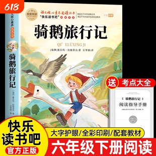 骑鹅旅行记原著正版六年级下册必读的课外书快乐读书吧鲁滨逊漂流记爱丽丝漫游奇境6阅读书籍汤姆索亚历险记宾孙书目版本名著过程
