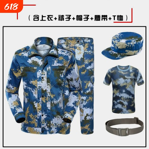 军训迷彩服套装男女学生服装夏季薄款初高中大学生军训服全套纯棉