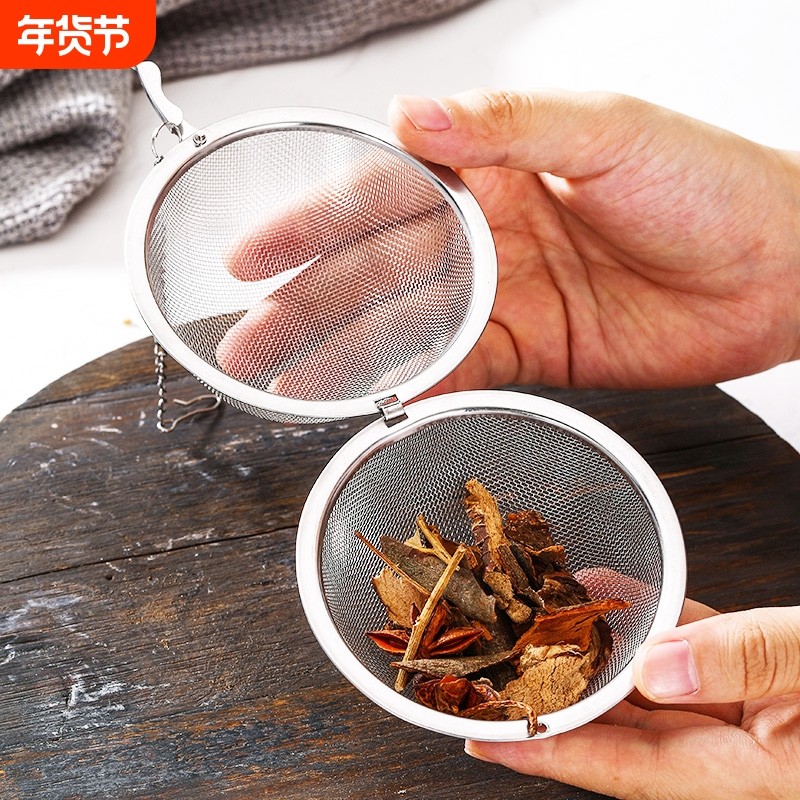 304不锈钢调味盒调料球包过滤网卤料球炖肉佐料包家用大号小号,厨房/烹饪用具,调味瓶罐/调料研磨器,淘宝优惠券,粉丝福利购,淘宝优惠卷