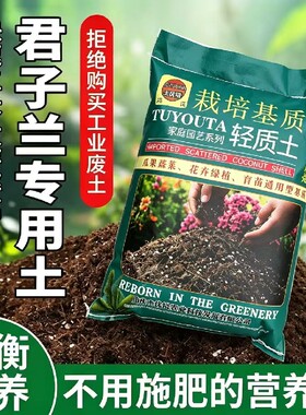 君子兰营养土兰花专用土蝴蝶兰养花种植土发财树绿萝红掌土壤植物