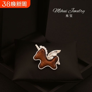 设计师款飞马别针动物胸针西装衬衫领口可爱质感精致百搭配饰女新
