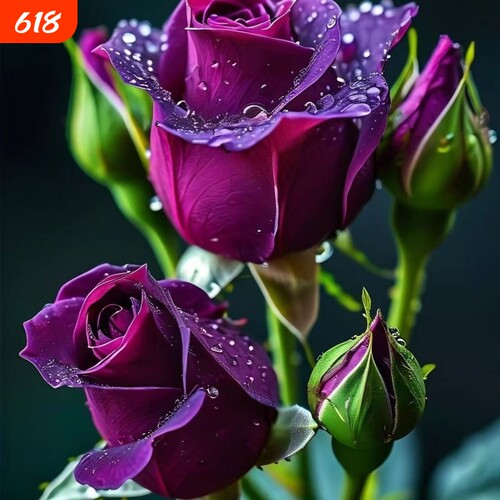 紫红色玫瑰花苗耐寒易养老桩苗四季开花盆栽庭院观花