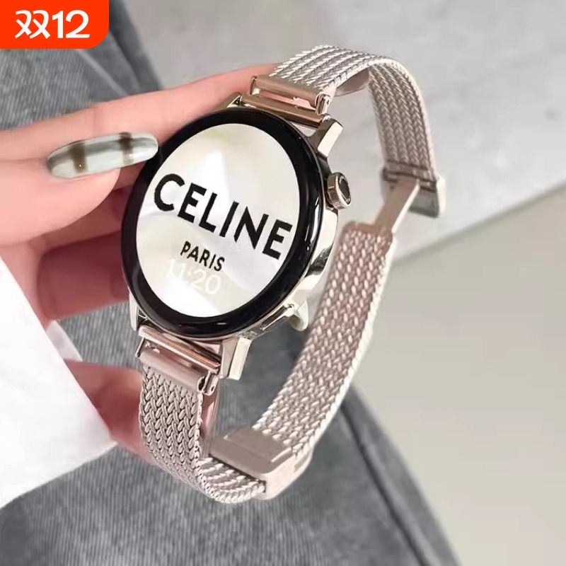 适用华为gt4表带新款GT5智能手表gt3金属pro麦穗磁吸watch4/3pro手表带gt2女款gt1高级41mm男夏季46运动原装