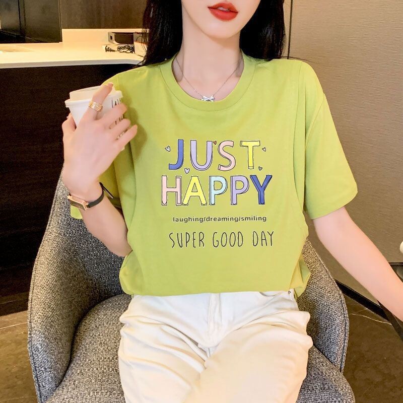 哺乳衣外出上衣时尚辣妈款2023新款春夏宽松短袖T恤女外穿喂奶衣