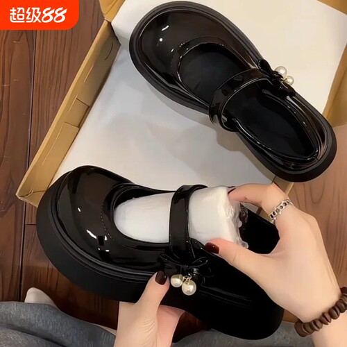 意尔康心选日系学院风皮鞋厚底JK