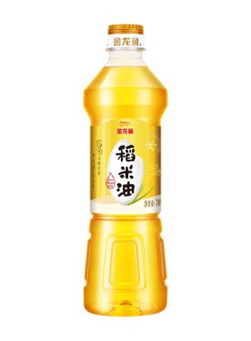 金龙鱼优稻米油700ml炒菜烹饪食用植物油健康美味家用不油腻稻谷