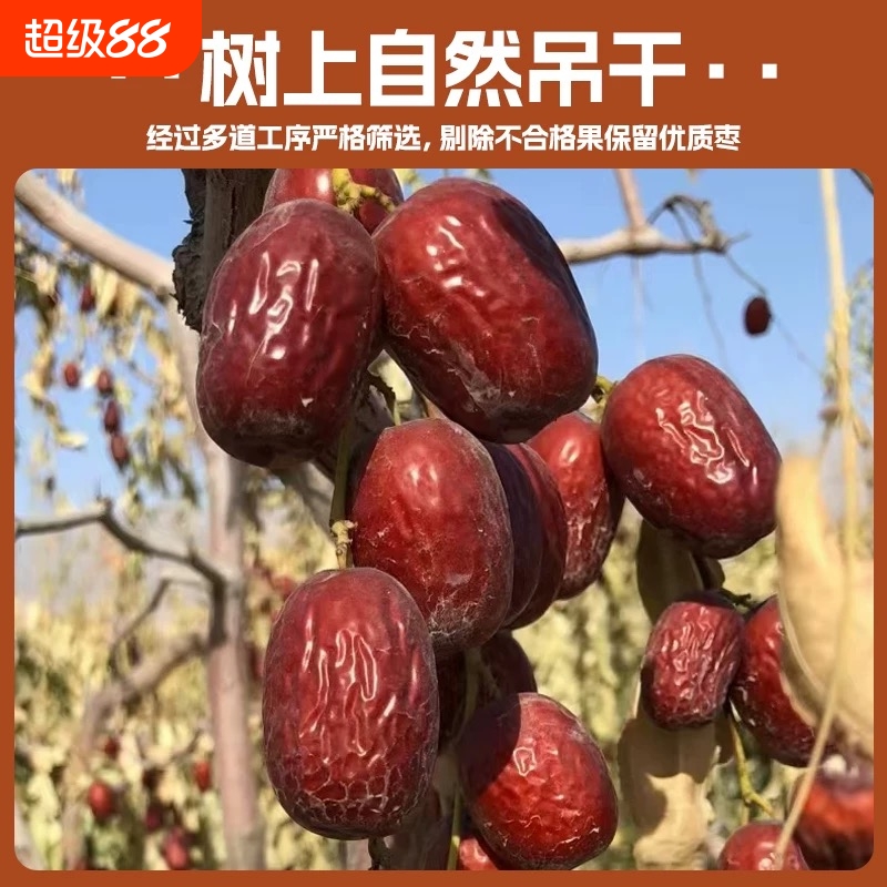 2025新枣新疆若羌灰枣自然晾干免洗红枣休闲零食代发大枣小枣红枣