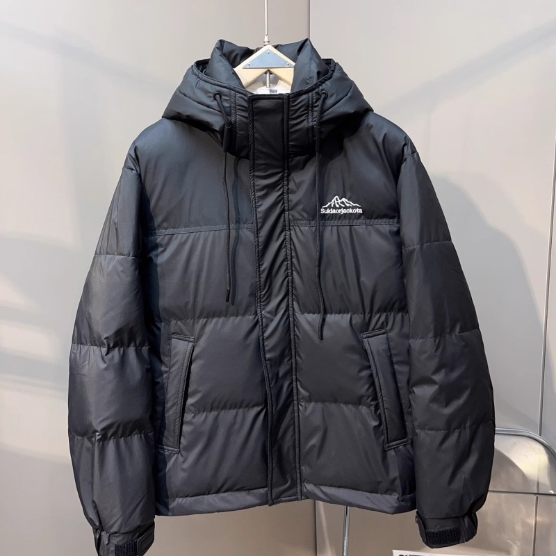 连帽工装羽绒服男士冬季外套加厚男装2025新款潮牌潮流痞帅上衣服