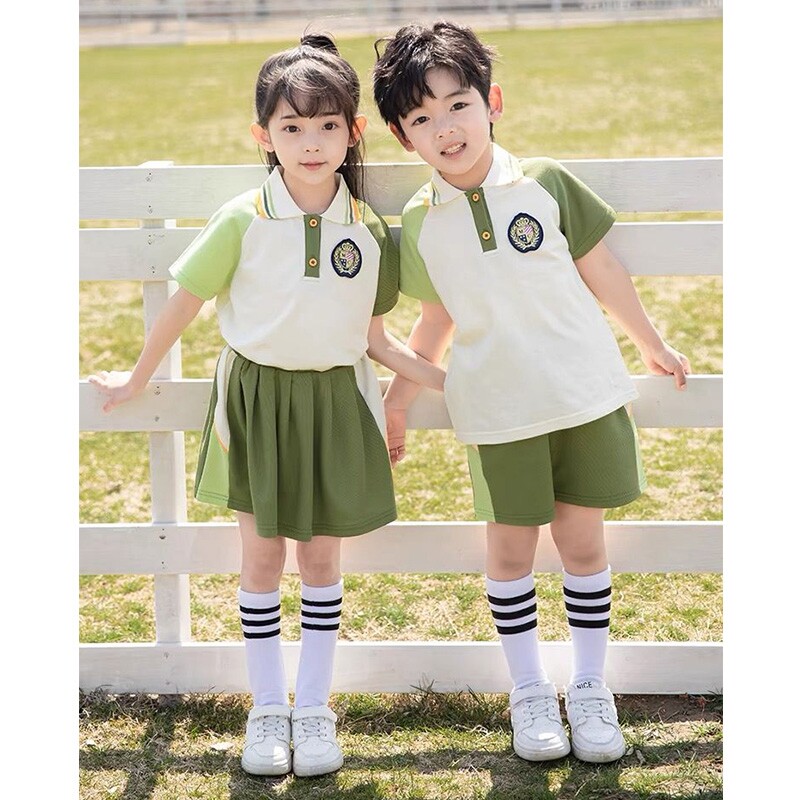 幼儿园园服夏季童装小学生校服运动套装儿童班服毕业典礼表演服装