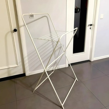 晾衣架落地家用室内折叠挂衣服架子阳台简易小型晒衣架飘窗凉衣架