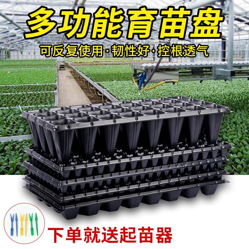 育苗盘育苗盆穴盘塑料杯种植神器玉米扦插播种西瓜种子蔬菜白菜