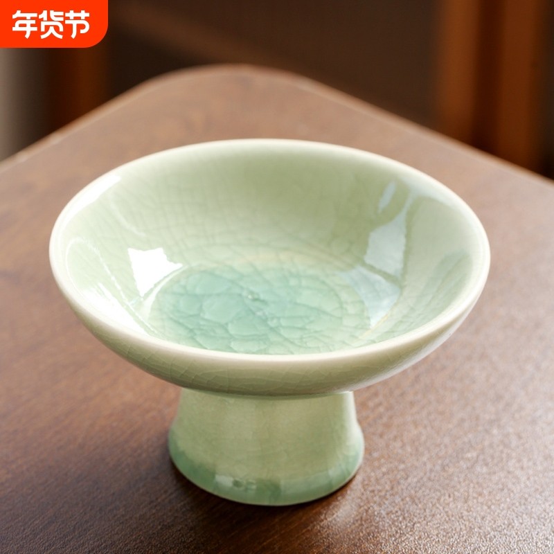 佛手柑托盘苔藓球花盆陶瓷中式米竹香水石斛胧月剑山插花水培盆,家居饰品,花盆,淘宝优惠券,粉丝福利购,淘宝优惠卷