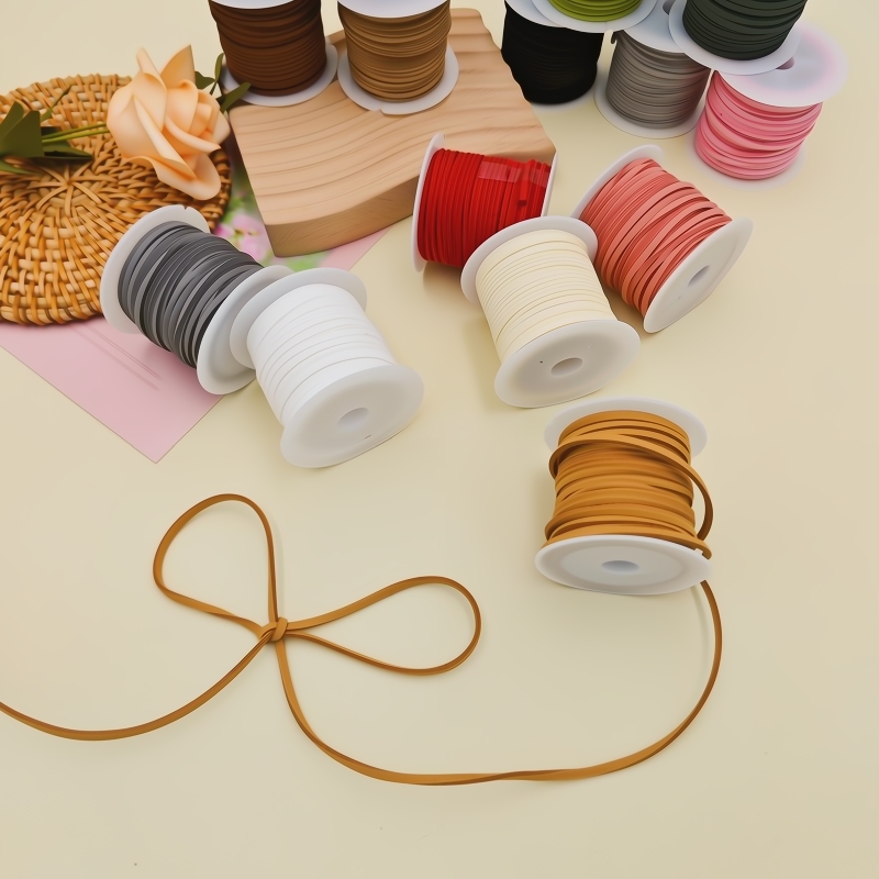 绒带绳子装饰包装绳麂皮绳牛皮diy绒皮红绳挂绳花束仿鹿皮礼物绳