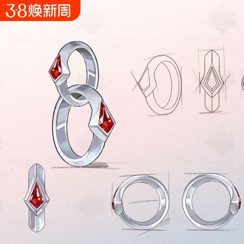 《无畏契约》瓦洛兰特永结同心挂件吊坠电竞游戏周边cos纪念礼物