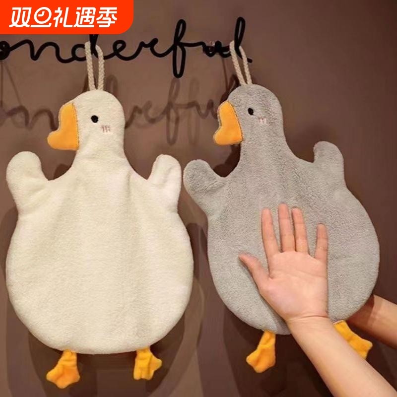 擦手巾小毛巾方巾可挂式可爱儿童家用超吸水不掉毛卫生间厨房手帕