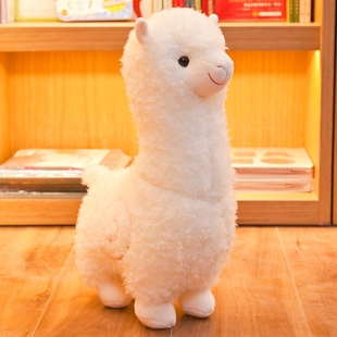 日本可爱羊驼公仔毛绒玩具抱枕安抚大号玩偶睡觉布娃娃软萌温暖