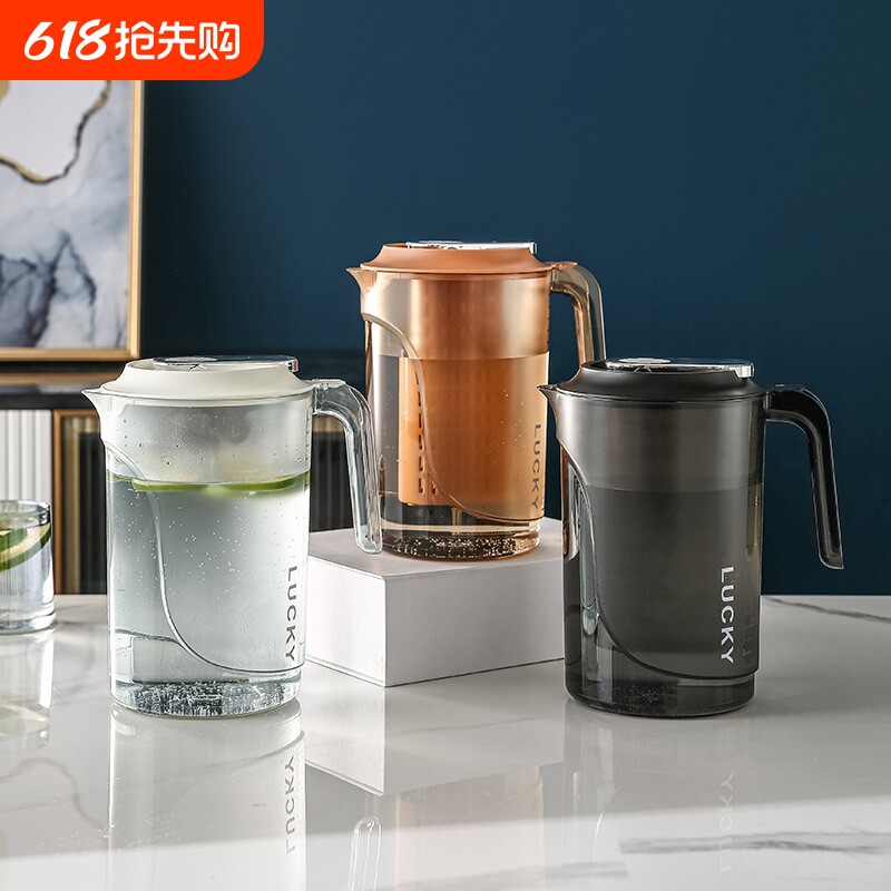 夏季大容量冷水壶 家用冰箱泡茶果汁壶饮料水果茶壶
