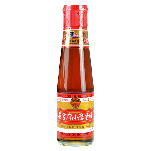 崔字牌小磨香油中华老字号芝麻油218ml食用家用凉拌