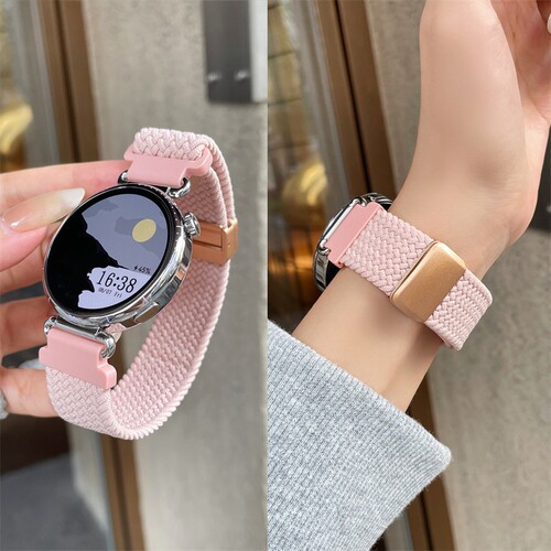 适用华为watchgt7表带gt6手表gt5手表带编织透气watch5磁吸gt4女