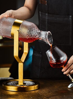 摇摇红酒醒酒器高档酒高颜轻奢快速醒值网红款葡萄红酒杯家用套装